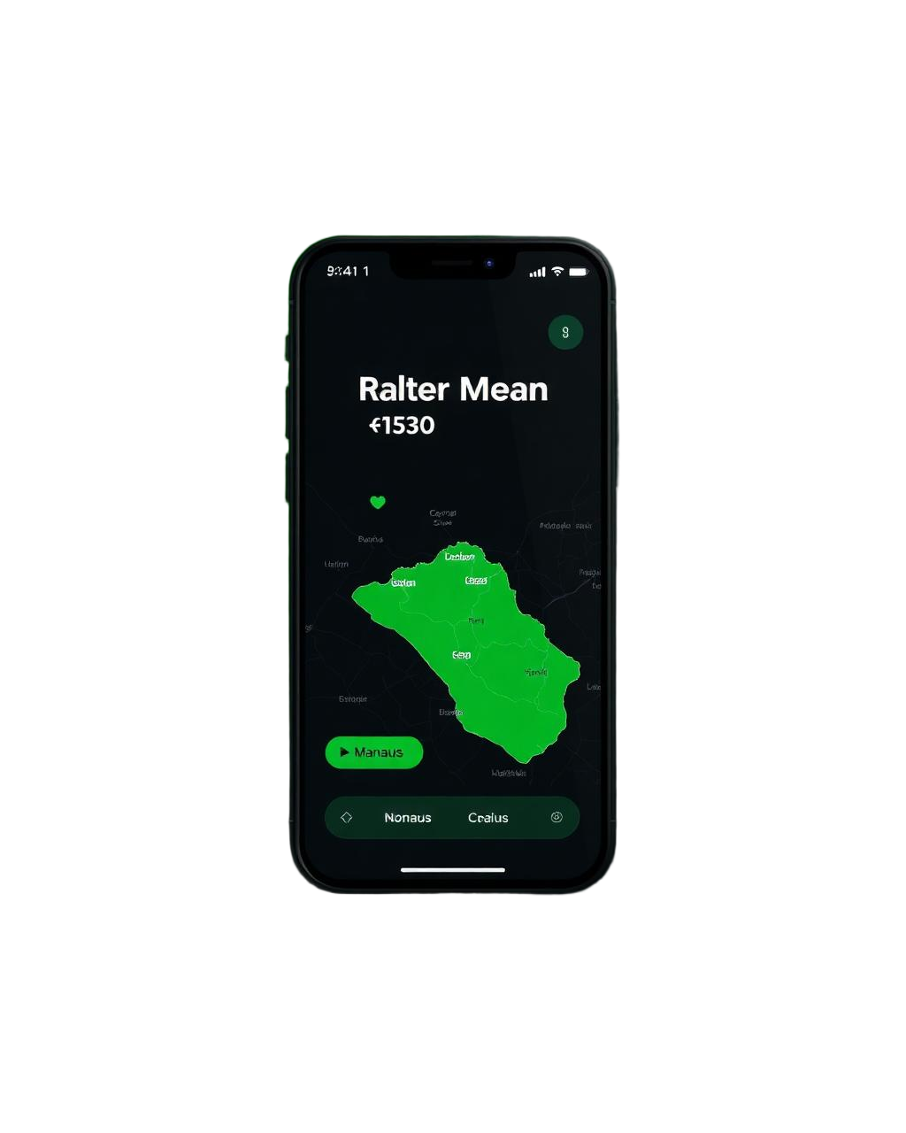 Mockup do aplicativo AMZGO